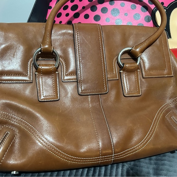 Coach Brown Leather Bag - Picture 8 of 8